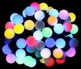 Гирлянда шарики 7,5м, D18мм, D1775 RGB, мульти, IP44, эффект смены цвета