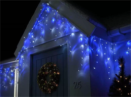 Бахрома уличная 5*0,5м IL-Led -180 Steady, синий свет, постоянного свечения, IP44, коннектор