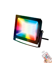 Прожектор светодиодный Uniel RGB 30Вт ULF-F60-30W/RGB IP65 200-240В BLACK