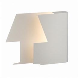 Настольная лампа светодиодная креативная, дизайнерская, силуэт лампы, в спальню/ хай-тек, минимализм, белая, 7Вт, 3000К, 23,3*6см