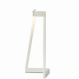 Настольная лампа светодиодная креативная, дизайнерская, линия, геометрическая фигура, в спальню/в зал/в гостиную/хай-тек, минимализм, белая, 5Вт, 3000К, 32*13см