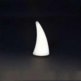 Настольная лампа дизайнерская, современная, конус,  для гостиной/в зал/в спальню, Е27, белая, хай-тек, минимализм, 26*12см