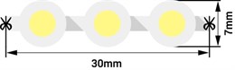 Светодиодная лента  DIP-96-12-7.7-R-68