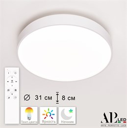 Потолочный светильник Toscana 3315.XM302-2-328/18W White
