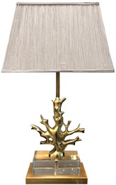 Интерьерная настольная лампа Table Lamp BT-1004 brass