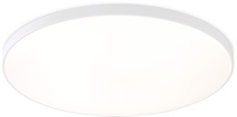 Светильник потолочный светодиодный круглый белый IP44, влагозащищенный, подходит для ванной D45,5см*6см 43Вт 4200К минимализм, для кухни, для прихожей, для офиса