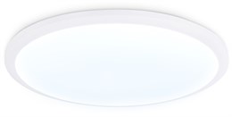 Светильник потолочный светодиодный круглый белый, IP44, влагозащищенный, подходит для ванной D37см*5,5см 42Вт 6400К минимализм, для кухни, для прихожей, для офиса