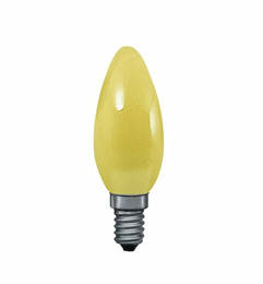 Лампа накаливания Paulmann свеча Е14 желтая 25Вт