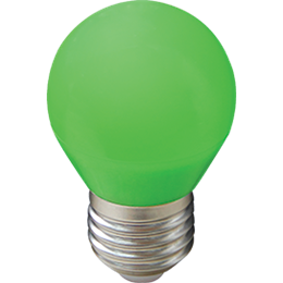 Лампа светодиодная Ecola цветная зеленая Е27 5Вт шар