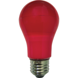 Лампа светодиодная Ecola Е27 груша, цветная, красная, 8Вт