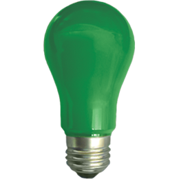 Лампа светодиодная Ecola Е27 груша, цветная, зеленая, 8Вт
