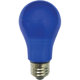 Лампа светодиодная Ecola Е27 груша, цветная, синяя, 8Вт