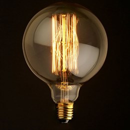 Лампа накаливания лофт золотистая шар 125см Е27 60Вт Loft It