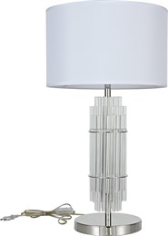 Интерьерная настольная лампа 3680 3681/T nickel