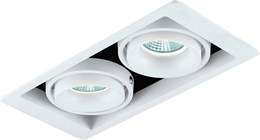 Точечный светильник Lumme DL18615/02WW-SQ White/Black