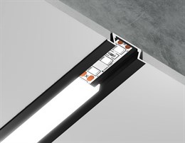 Профиль для светодиодной ленты Illumination GP1001BK