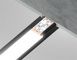Профиль для светодиодной ленты Illumination GP1100BK