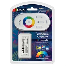 Контроллер для светодиодных лент 12/24В 2,4 ГГц Uniel ULC-G10-RGB White 11104-s