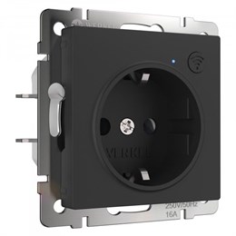 Умная встраиваемая розетка с заземлением с защитными шторками WERKEL W1171608 werkel_a056422