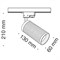 Трековый светильник Track lamps TR011-1-GU10-W maytoni_tr011-1-gu10-w - фото 1118014