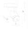 Трековый светильник Soffitto A1710PL-1WH artelamp_a1710pl-1wh - фото 1118206