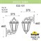 Настенный фонарь уличный Saba K22.131.000.VXF1RDN fumagalli_k22_131_000_vxf1rdn - фото 1133785