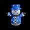 Акриловая световая фигура светодиодная уличная новогодняя Снеговик 310мм IP44, украшение на Новый Год - фото 1212804