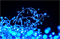Гирлянда уличная новогодняя светодиодная Мишура Роса на серебряном шнуре, синий свет, 8 режимов свечения, контроллер, 400 светодиодов 300 см с блоком питания IP65 WW/silver сетевой шнур 2м - фото 1213126