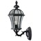 Настенный фонарь уличный Капелла Черный E27 60см IP23 - фото 1349185