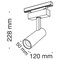 Трековый светильник Track lamps TR019-2-10W4K-B maytoni_tr019-2-10w4k-b - фото 1369641