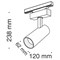 Трековый светильник Track lamps TR019-2-15W3K-B maytoni_tr019-2-15w3k-b - фото 1369642