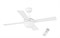 Люстра-вентилятор Faro MINI ICARIA WHITE CEILING FAN 33698 106см с пультом, 2 цвета у лопастей с реверсом - фото 1384473