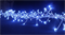 Гирлянда уличная новогодняя светодиодная Мишура-Роса на серебряном шнуре 400 светодиодов 3м с блоком питания IP65 постоянного свечения, белый свет,сетевой шнур 2м - фото 1641227
