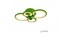 Потолочная люстра Ring A001/4 Green - фото 1823678