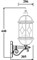 Настенный фонарь уличный SORENTO 92601/02 Bl oasis_92601_02_bl - фото 1842063