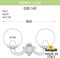 Настенный фонарь уличный GLOBE 300 G30.142.000.AYF1R fumagalli_g30_142_000_ayf1r - фото 1878660