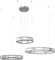 Подвесной светильник Crystal ring 10135/3 Chrome - фото 1879598
