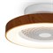 Люстра вентилятор потолочный  53X19,5 СМ IP20 13 м2 LED с пультом ДУ двигатель DC-бесшумный коричневый mantra_7806 - фото 2101862