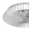 Люстра вентилятор потолочный  63X18,7 СМ IP20 13-20 м2 LED с пультом ДУ,приложение,Bluetooth двигатель DC-бесшумный серебро mantra_7122 - фото 2107237