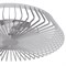 Люстра вентилятор потолочный  63X18,7 СМ IP20 13-20 м2 LED с пультом ДУ,приложение,Bluetooth двигатель DC-бесшумный серебро mantra_7122 - фото 2107238