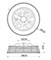 Люстра вентилятор потолочный  63X20 СМ IP20 13-20 м2 LED с пультом ДУ двигатель DC-бесшумный коричневый mantra_7810 - фото 2107267