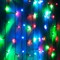 Гирлянда занавес на ель Eurosvet 0,45*1,5м мульти темно-зеленый шнур, с контроллером, 8 режимов свечения, сетевой шнур 3м IP20 200-003 eurosvet_a049840 - фото 3147333