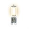 Лампа светодиодная Uniel G9 4Вт 3000К прозрачная стекло - фото 3324787