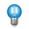 Лампа светодиодная Uniel филаментная цветная шар синийLED-G45-5W-BLUE-E27 GLA02BL - фото 3324854