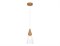 Светильник подвесной маленький D12*26,5м Е14 модерн латунь/прозрачный конус длина до 1м ambrella_tr3666 - фото 3335298