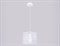 Светильник подвесной лофт маленький белый 16*16см куб длина до 95см ambrella_tr8410 - фото 3335311