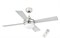 Люстра-вентилятор Faro MINI ICARIA MATT NICKEL CEILING FAN 33699oz3 106см, с пультом, 2 цвета у лопастей с реверсом - фото 3535926