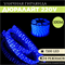 Дюралайт квадратный плоский 100м 8 режимов свечения синий 11X17.5мм 3-х жильн. 72LED/м 4.32Вт/м с комплектом подключения svetlon_3PRLL-100_LED_Flat-ww-blue - фото 4354504