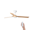 Потолочный вентилятор Faro Barcelona 130X32,2 СМ IP20 13-17 м2 с пультом ДУ 6 скоростей двигатель DC-бесшумный белый/клен 33816 - фото 4385788
