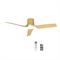 Люстра вентилятор потолочный 133,5X27,5 СМ IP20 20 м2 LED приложение,с пультом ДУ двигатель DC-бесшумный дерево/дерево mantra_8719 - фото 4414679